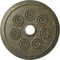 Ekena Millwork Spiral Ceiling Medallion (Fits Canopies up to 4"), 25 1/4"OD x 4"ID x 2"P, Witch Hazel Crackle CM25SPWHC - alternate 1